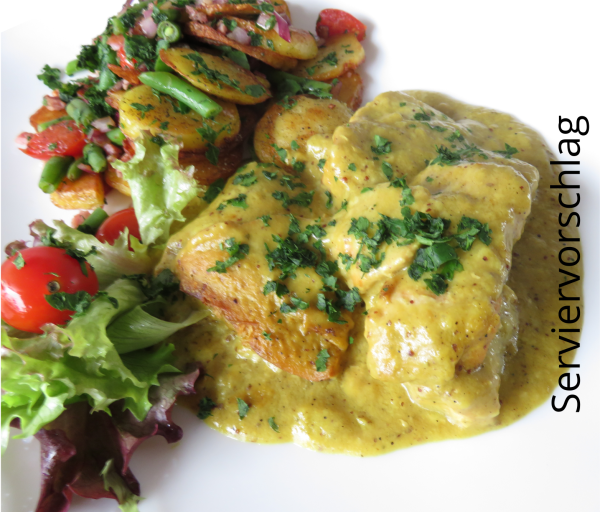 Cuxhavener Pannfisch mit Bratkartofelsalat